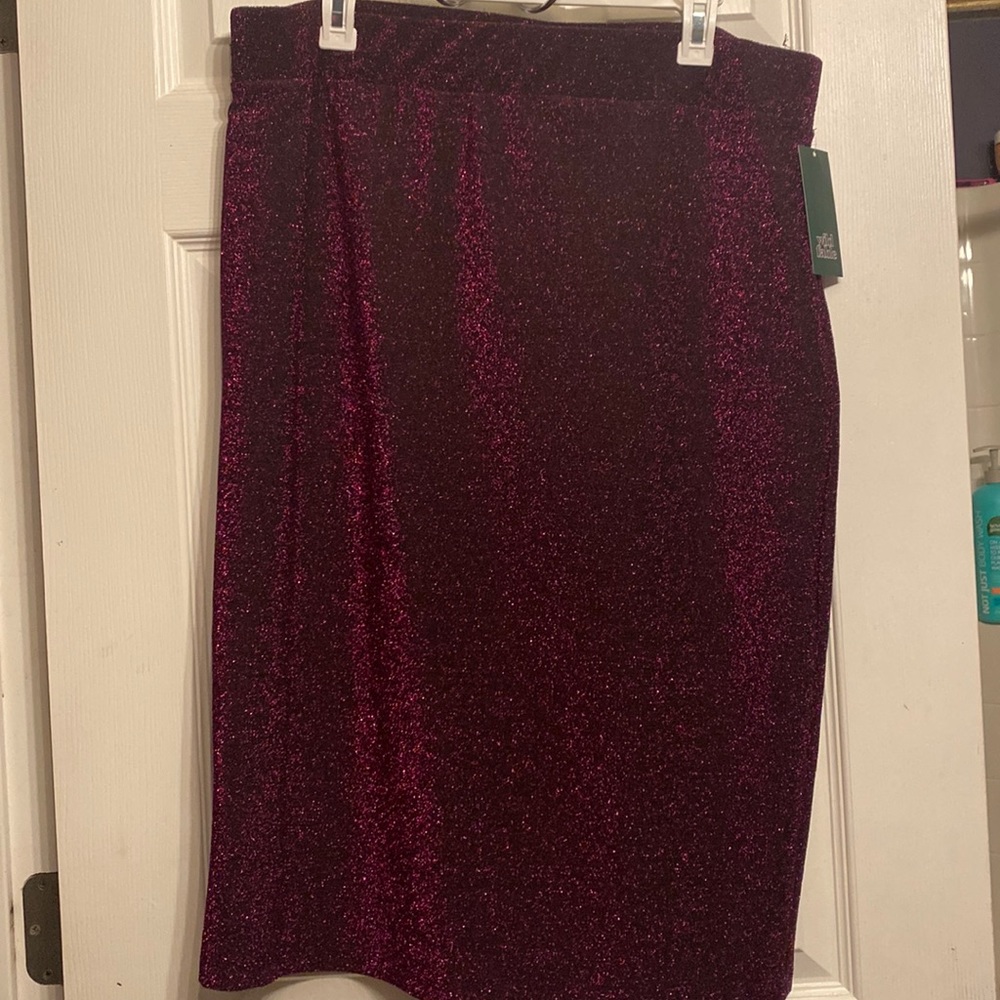Wild fable purple shimmer skirt (matching top in separate listing)